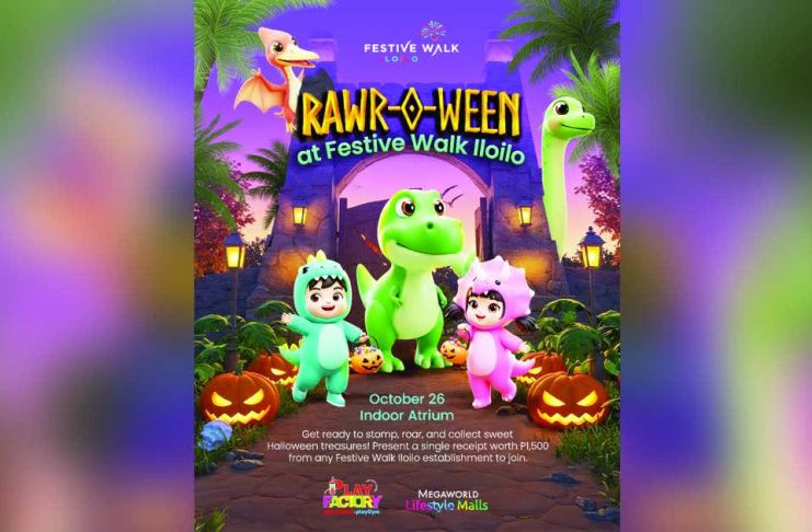 Festive Walk Iloilo brings dinosaurs to life this Halloween with ‘Rawr-O-Ween’