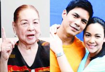 Claudine Barretto’s mom, Inday Barretto (left) calls out Raymart Santiago for alleged abuse. SCREENGRAB FROM YOUTUBE/OGIE DIAZ, FILE PHOTO