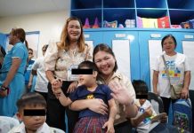 Iloilo City launches ‘Riseable’ center to empower children with special needs Mayor Raisa Treñas shares a joyful moment with children with special needs during the opening of the RiseAble center in Barangay Taal, Molo, Iloilo City. MA. THERESA LADIAO/PN