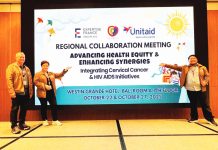 Iloilo to adopt global health models to combat cervical cancer and HIV Iloilo Provincial Health Office chief Dr. Maria Socorro Quiñon (second from left), Dr. Rodney Labis, and Dr. Francisco Ronnel Quiñon represent the province at the “Regional Collaboration Meeting on Advancing Health Equity and Enhancing Synergies: Integrating Cervical Cancer and HIV/AIDS Initiatives” held at the Westin Grande Hotel in Bangkok, Thailand, from October 22 to 27, 2025. ILOILO PROVINCIAL HEALTH OFFICE PHOTO