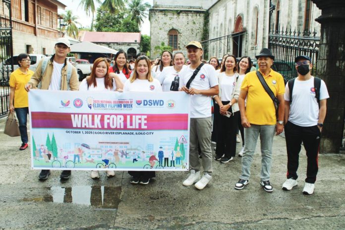 Regional Director Ann Rapunzel “Rara” Ganzon (third from left) leads the National Commission of Senior Citizens–Region 6 in advancing programs that uphold the dignity and rights of senior citizens across Western Visayas. AJ PALCULLO/PN