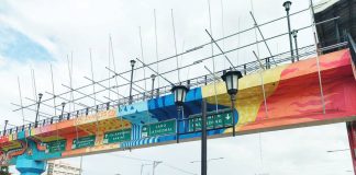 The P4.1-million improvement of the San Rafael Overpass in Mandurriao, Iloilo City began on Sept. 24, 2025. The overpass has long been a source of public frustration after its two elevators failed to function consistently despite a P5.1-million repair allocation last year. AJ PALCULLO/PN