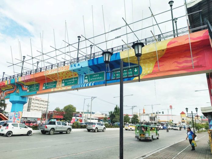 The P4.1-million improvement of the San Rafael Overpass in Mandurriao, Iloilo City began on Sept. 24, 2025. The overpass has long been a source of public frustration after its two elevators failed to function consistently despite a P5.1-million repair allocation last year. AJ PALCULLO/PN