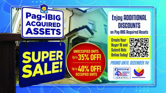pag-ibig_resized_compressed The Pag-IBIG Fund Acquired Assets Super Sale features more than 30,000 foreclosed properties offered at significantly reduced prices through various payment options.