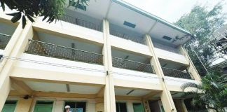 Personnel of the Iloilo City Office of the Building Official conduct a structural check on a school building after a Sept. 30 earthquake in Cebu that was also felt in the city. “The safety of students and personnel remains our priority,” says Mayor Raisa Treñas. ILOILO CITY GOVERNMENT/FACEBOOK PHOTOS
