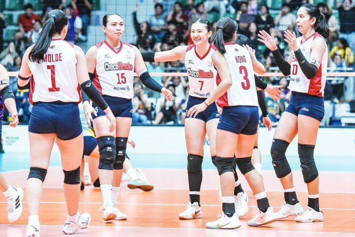 sports Flying Choco Mucho Flying Titans cruised to a winning start against the Mhicaela Belen-led Capital1 Solar Energy Solar Spikers. PVL PHOTO