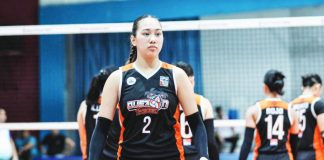 Ilongga Camila Bartolome spearheaded Quezon Tangerines' win over Caloocan AM Spikers. MPVA PHOTO