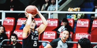 Johnsherick Estrada spearheaded Colegio de San Juan de Letran Knights’ victory over University of Perpetual Help Altas. PHOTO COURTESY OF NCAA/GMA SPORTS