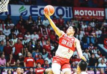 John Bryan Sajonia delivered 16 points and steady floor leadership to anchor a balanced San Beda attack. PHOTO COURTESY OF NCAA/GMA SPORTS