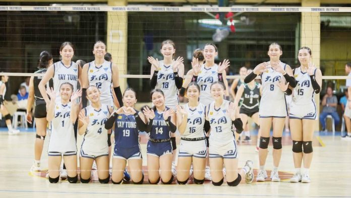 Members of Bacolod Tay Tung High School Thunderbolts team. PHOTO COURTESY OF JOSE MONTALBO