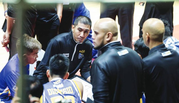 Magnolia Chicken Timplados Hotshots head coach LA Tenorio. PBA PHOTO