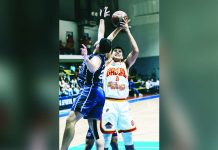 Jervy Cruz anchored Basilan Star Horse Viva Portmasters’ double-overtime win against GenSan Warriors with a game-winning triple. PHOTO COURTESY OF BASILAN VIVA PORTMASTERS