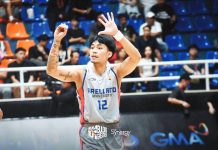 Renzo Abiera carried Arellano University Chiefs past San Sebastian College Golden Stags. PHOTO COURTESY OF NCAA/GMA SPORTS
