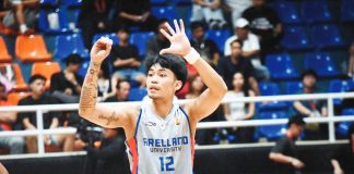 Renzo Abiera carried Arellano University Chiefs past San Sebastian College Golden Stags. PHOTO COURTESY OF NCAA/GMA SPORTS