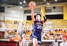 Jake Figueroa guided National University Bulldogs to a win over University of Santo Tomas Growling Tigers. UAAP PHOTO