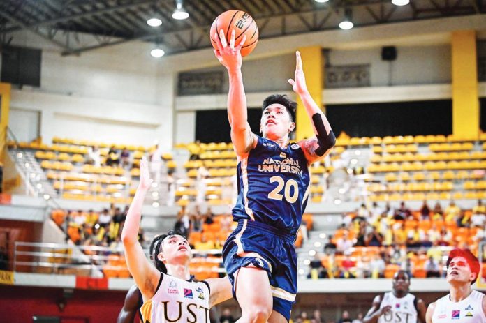 Jake Figueroa guided National University Bulldogs to a win over University of Santo Tomas Growling Tigers. UAAP PHOTO