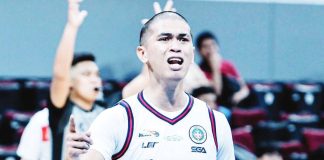 Rookie guard Jonathan Manalili fueled Letran’s breakthrough win with another stellar all-around game. NCAA PHOTO