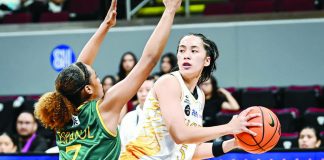 UST star Kent Jane Pastrana continues to anchor the Tigresses’ unbeaten run in UAAP Season 88. UAAP PHOTO