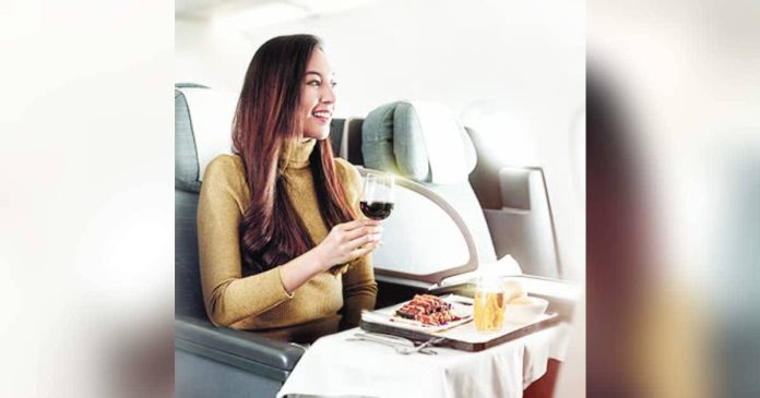 trip A travel group saw a 79 percent surge in business class bookings among Filipino travelers in 2023. At added that business class travel would grow further in the Philippines with improved consumer spending and economic resilience, among others. PHILIPPINE AIRLINES PHOTO