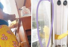 Grandmother’s typhoon ritual: ‘“The knife that cuts the wind’ As Typhoon Tino’s fierce winds battered Iloilo, 83-year-old Norma Molina Malte of Barangay Tabuc Suba, Jaro, Iloilo City quietly performed a time-honored folk ritual — tying a kitchen knife to the window with a strip of yellow plastic. She believes the blade “cuts through” the swirling wind, calming the storm’s fury. Though rooted in old Visayan superstition, her act reveals a deep faith interwoven with tradition—a small gesture of hope and protection amid nature’s wrath. PHOTOS BY MARIA BIANCA VILLANUEA / CONTRIBUTOR