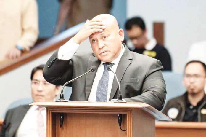 DOJ_copy_resized Sen. Ronald “Bato” Dela Rosa, a former Philippine National Police chief and a key figure in former President Rodrigo Duterte’s “war on drugs,” is among those accused by the International Criminal Court of crimes against humanity. Duterte himself has been detained in The Hague, Netherlands, since March to face related charges.