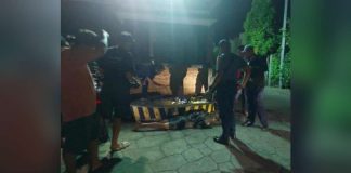 A former police officer was taken into custody by Police Station 9 personnel following his arrest for allegedly stealing a motorcycle in Barangay Cabug, Bacolod City on November 19. BCPO PHOTO