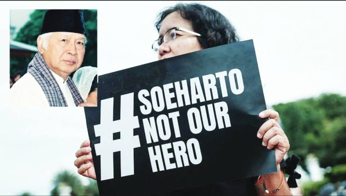Indonesia Suharto (inset), Indonesia’s dictatorial president who died in 2008, continues to divide Indonesians today. GETTY IMAGES