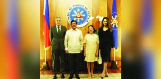 President Ferdinand R. Marcos Jr. met with world-renowned actor George Clooney and his wife, Amal Clooney, an international human rights lawyer, during a courtesy call at Malacañan Palace on November 14, 2025.