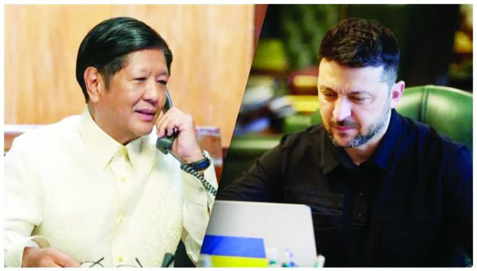 PBBM_copy_resized_compressed President Ferdinand “Bongbong” Marcos Jr. and Ukrainian President Volodymyr Zelenskyy agreed to strengthen cooperation in food security, agriculture, and digitalization during a phone call on Nov. 27.