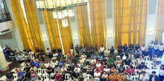 Officials from the Department of Public Works and Highways and the Bacolod City Government spearheaded an alignment meeting on Nov. 26, 2025 at the Bacolod City Government Center lobby for the upcoming launch of Oplan Kontra Baha. MAE SINGUAY/PN