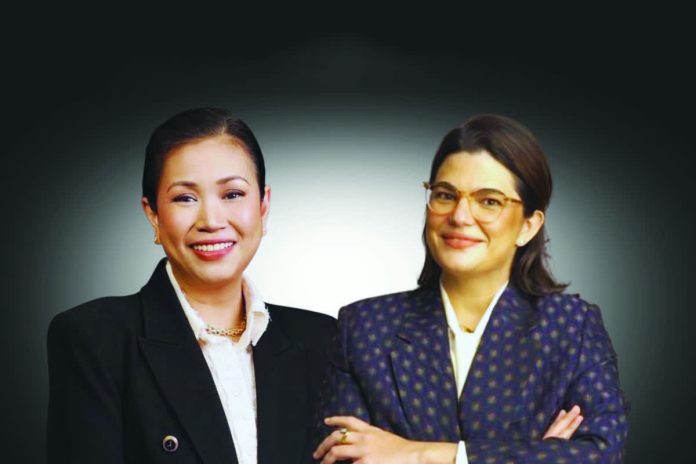 Two_Filipinos_copy_resized_compressed (From left) Robinsons Land Corp. president and chief executive officer Mybelle Aragon-Gobio and Ayala Corp. managing director Mariana Zobel de Ayala are among the 20 female leaders across Asia who made it to Forbes Asia’s Power Businesswomen list 2025.