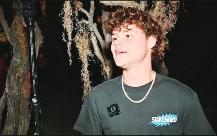 US Jack Doherty, 22, is known for filming provocative videos involving pranks, with titles like “I got kicked off a cruise” and “I crashed into a cop car”. GETTY IMAGES