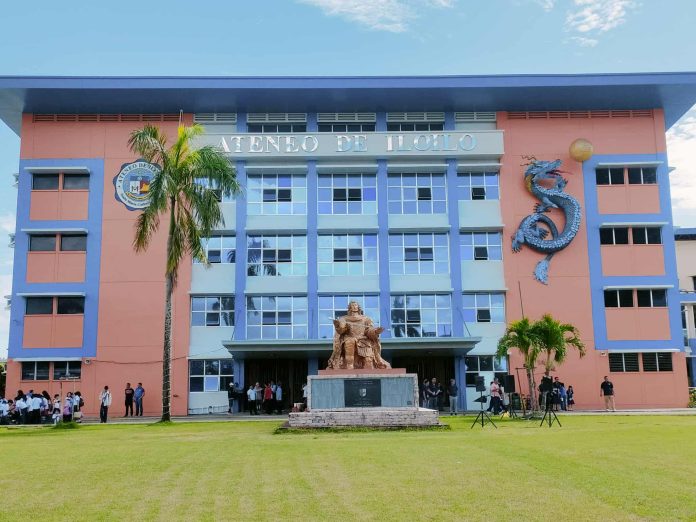 ateneo-de-iloilo-aj Students, faculty, and staff of Ateneo de Iloilo-SMCS were ordered to leave the campus on Thursday morning, November 20, after the school received a bomb threat through one of its official social media platforms. Photo courtesy of AJ Palcullo/PN