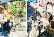 DANGER IN THE WATER: Iloilo races to avert waterborne disease surge after twin typhoons Health workers from the Iloilo Provincial Health Office and San Joaquin town disinfect and test communal water sources in Barangay Bucaya following Typhoons Tino and Uwan, as part of the province’s emergency drive to prevent waterborne diseases. IPHO PHOTO