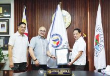 Defensor’s appointment to peace council seen to strengthen regional security strategy Department of Interior and Local Government - Region 6 director Juan Jovian Ingeniero, joined by DILG Iloilo Province Cluster Head Raymundo Palanog, turns over the Regional Peace and Order Council flag and certificate of appointment to Gov. Arthur Defensor Jr. on November 18, 2025.