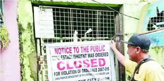 This boardinghouse in Molo, Iloilo City was served with a closure order by the Iloilo City Government for lack of a business permit. Data from the Iloilo City Boarding House Commission showed that 1,405 out of 3,320 inspected boardinghouses in the city lacked permits. PHOTO FROM ILOILO CITY BOARDING HOUSE COMMISSION FACEBOOK PAGE