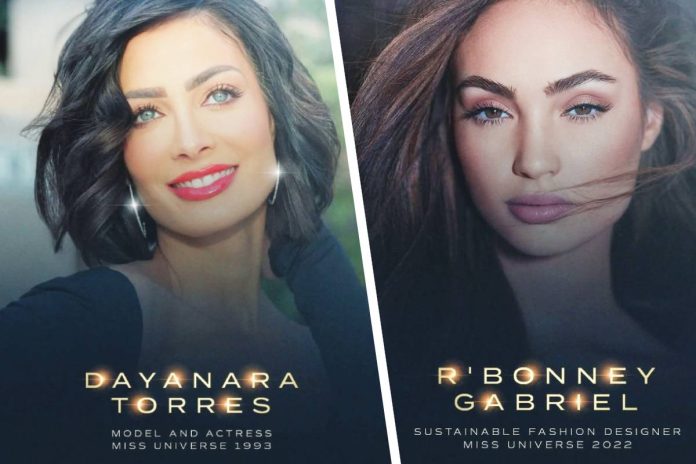 miss-universe Dayanara Torres (left) and R'Bonney Gabriel (right) will serve as commentary hosts for the Miss Universe 2025 pageant in Thailand. MISS UNIVERSE/FACEBOOK PHOTOS