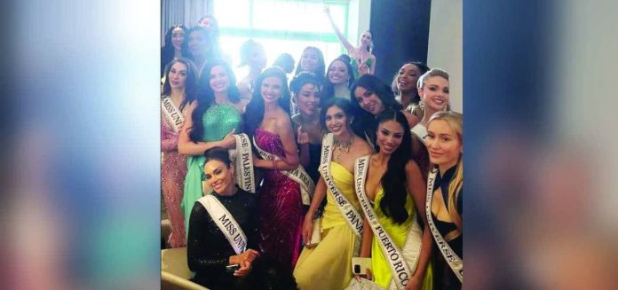 miss universe copy_superimposed_compressed Miss Universe 2024 Victoria Kjær Theilvig posted on her Instagram Stories this group photo with Miss Universe 2025 delegates, with the caption, “This is women empowerment. This is sisterhood. Forever and always @missuniverse.”