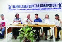 Groups mounting Bonifacio Day protest to demand accountability from Marcos, Duterte camps Leaders of Kahublagan Kontra Korapsyon hold a press conference in Iloilo City ahead of the November 30, 2025 anti-corruption protest. From left: Elmer Forro of Bagong Alyansang Makabayan-Panay, Cynthia Ng of Manugbulong Iloilo, Msgr. Meliton Oso of the Archdiocesan Social Action Center, former Kabataan Party-list representative Raoul Manuel, Dr. Kristin Treñas of the Molo Parish Pastoral Council, and Arlie Bosque of Pamatan-on Kontra Kurapsyon.
