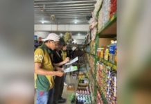 Majority of retailers following price freeze – DTI A team from the Department of Trade and Industry (DTI) in Negros Oriental inspects a major retailer in Canlaon City to check compliance on the 60-day price freeze on basic goods. Around 99.92 percent of establishments nationwide that were monitored for compliance heeded it, the DTI said. PHOTO COURTESY OF DTI-NEGROS ORIENTAL