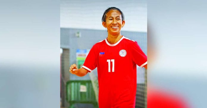 sports PH copy_superimposed_compressed Charisa Marie Lemorán leads the Philippines’ lineup in the inaugural FIFA Futsal Women’s World Cup. PFF PHOTO