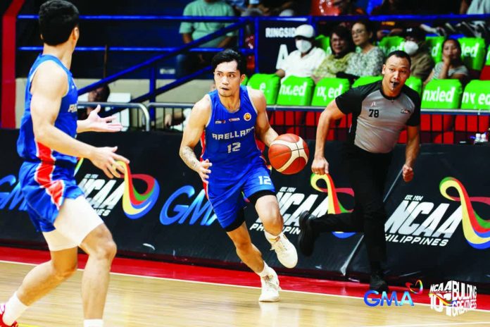 sports_Arellano_resized_compressed Renzo Abiera played a crucial role in Arellano University’s narrow win over the University of Perpetual Help Altas. NCAA PHOTO