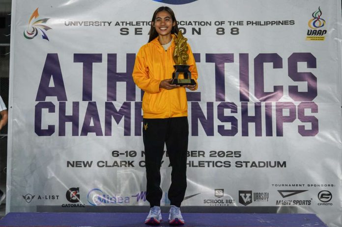 sports_Magtubo_resized Ilongga distance runner Edna Magtubo of Far Eastern University was named UAAP Season 88 Most Valuable Player after leading the Lady Tamaraws to back-to-back championships. UAAP PHOTO