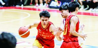 Rookie Jhuniel Dela Rama registered another double-double as San Sebastian College-Recoletos stunned the University of Perpetual Help Altas, 62-61, for its second straight win. NCAA PHOTO