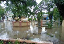 ‘Minimal’ damage as ‘Verbena’ grazes Western Visayas Some flooding occurred at Iloilo National High School on November 25 due to Tropical Depression Verbena.