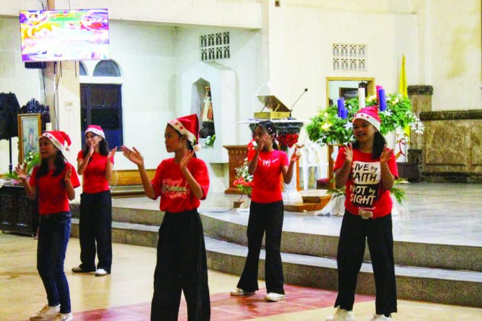 1_copy_resized_compressed Children performed a Christmas play during the annual Christmas Eve celebration at a church in Iloilo Province.