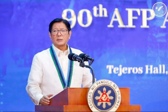 “For years, we have acted decisively to dismantle terrorist networks, to secure communities, and to sustain our hard-earned peace. To dismiss these gains with unfounded speculation is not acceptable,” says President Ferdinand Marcos Jr. PCO