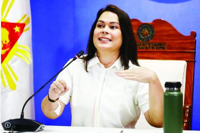 VP_Sara_hits_copy_resized_compressed “Signatures for my impeachment were being courted in exchange for budget allocations,” Vice President Sara Duterte-Carpio said. “Their statements have unmasked the truth that the impeachment complaint against me was never really driven by principle but by price.”