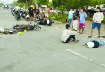 HOLIDAY ROAD CRASHES RISING; Drunk driving remains major risk – DOH-6 Data from the Department of Health (DOH) - Western Visayas Center for Health Development showed that based on previous trends, Iloilo City consistently records higher road traffic accidents during the holiday season. Photo shows a collision between two motorcycles in Barangay Sambag, Jaro, Iloilo City on Dec. 20, 2025 that left three men injured. PHOTO COURTESY OF PANAY EMERGENCY