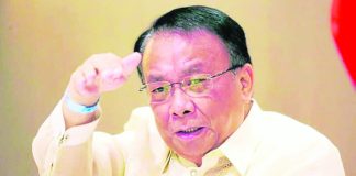 “I am aghast and outraged at the insinuation that the tag ‘ES’ found in the so-called Cabral files pertained to me as the then Executive Secretary to whom was allocated P8.3 billion worth of DPWH projects under the GAA 2025,” says former Executive Secretary Lucas Bersamin. PPA POOL PHOTO